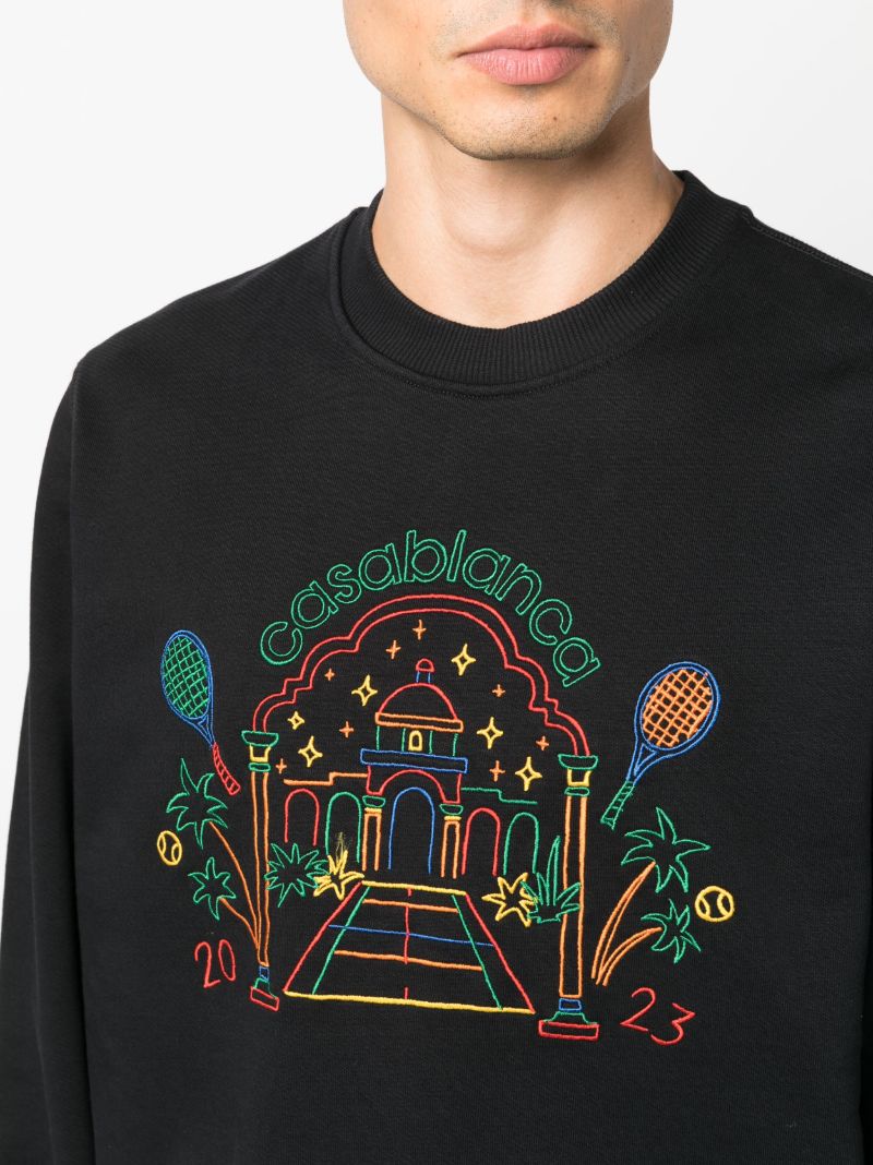 Black Rainbow Crayon Temple Sweatshirt