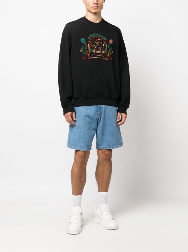 Black Rainbow Crayon Temple Sweatshirt