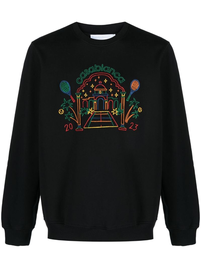 Black Rainbow Crayon Temple Sweatshirt