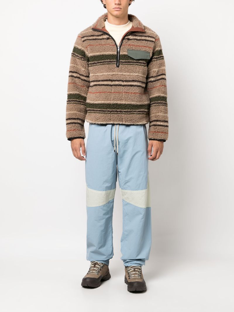 Blue Is Panelled Track Pants