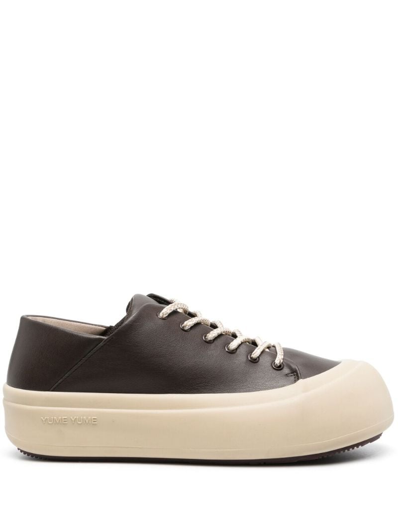 Brown Goofy Low-top Sneakers