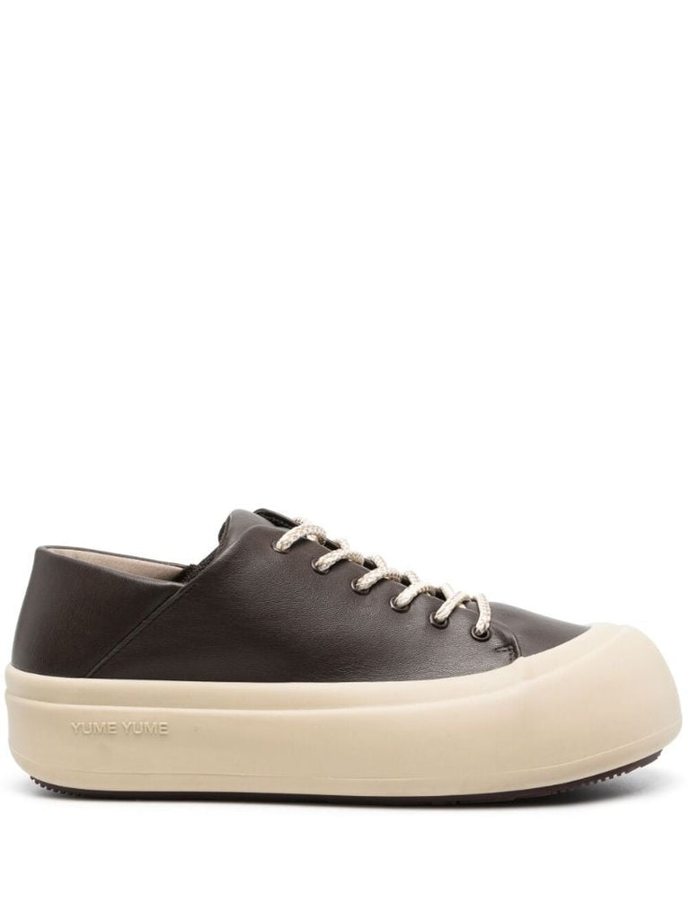 Brown Goofy Low-top Sneakers