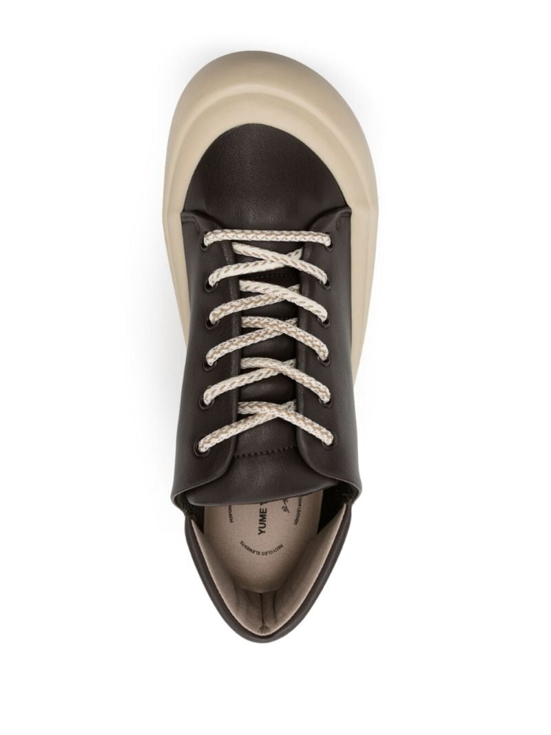 Brown Goofy Low-top Sneakers