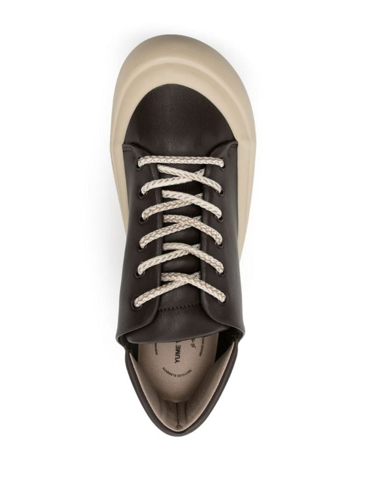 Brown Goofy Low-top Sneakers
