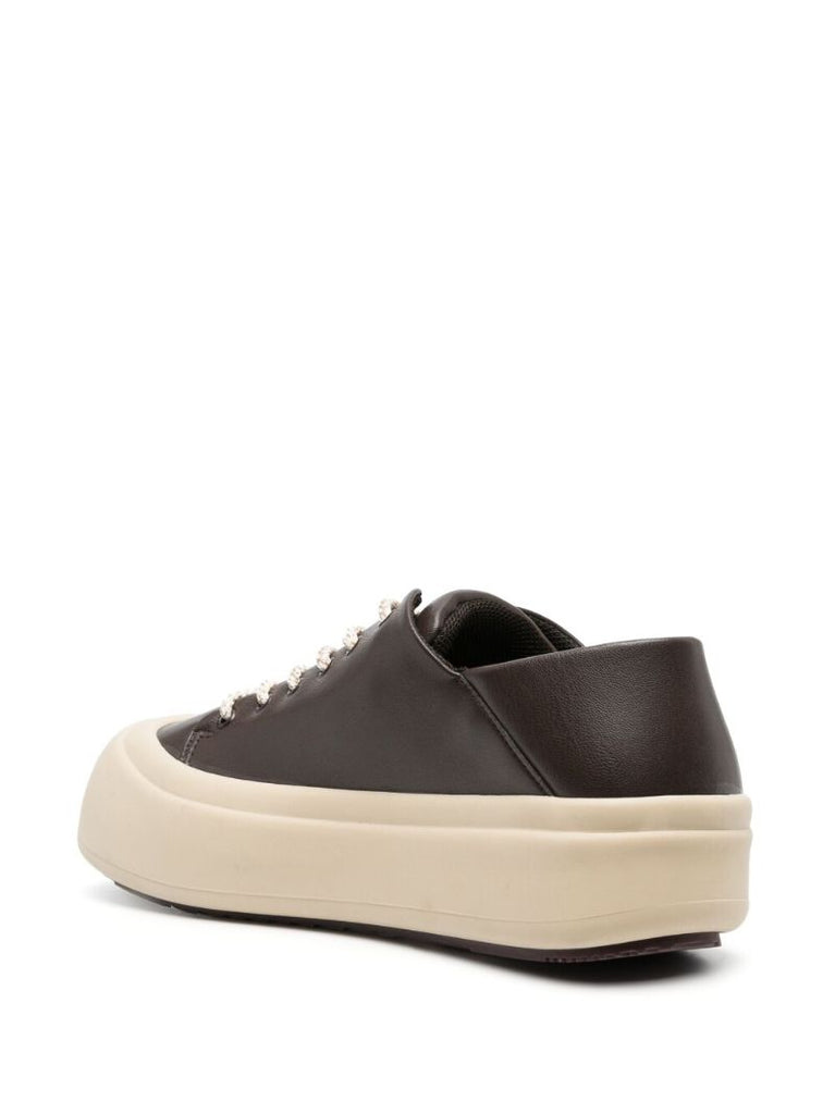 Brown Goofy Low-top Sneakers