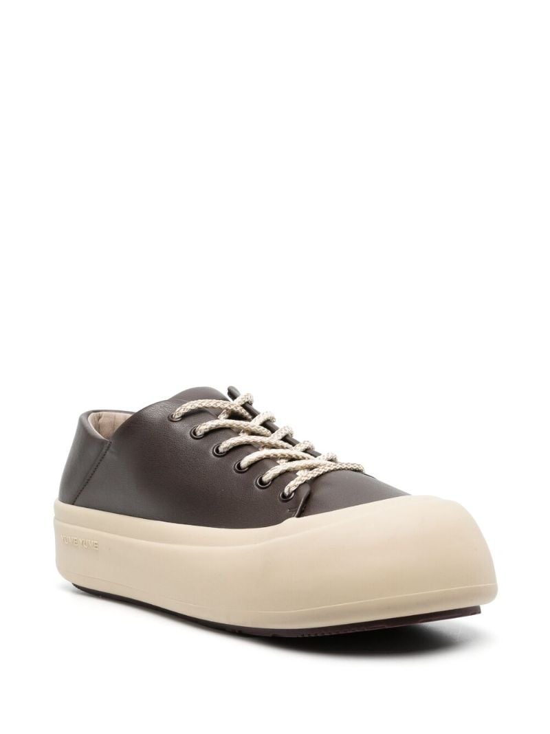Brown Goofy Low-top Sneakers