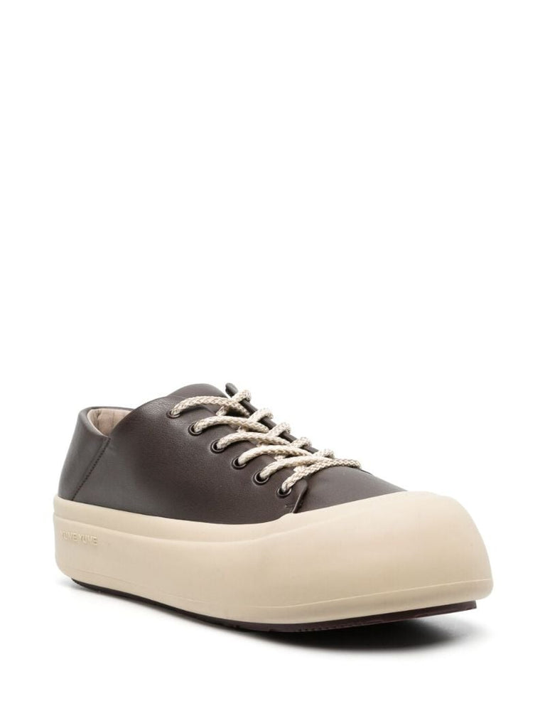 Brown Goofy Low-top Sneakers