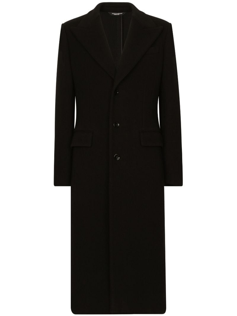 Black Single-breasted Coat