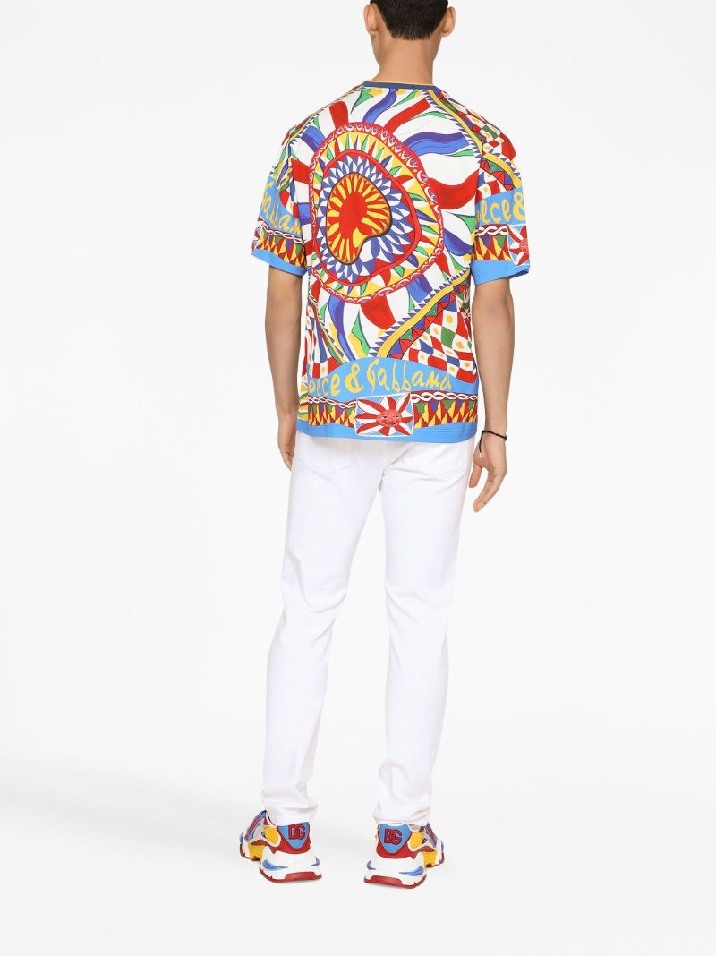 White Logo-plaque Skinny Jeans