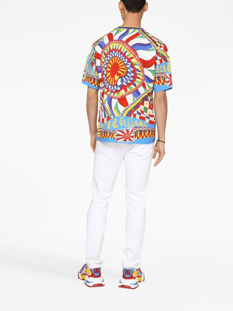 White Logo-plaque Skinny Jeans