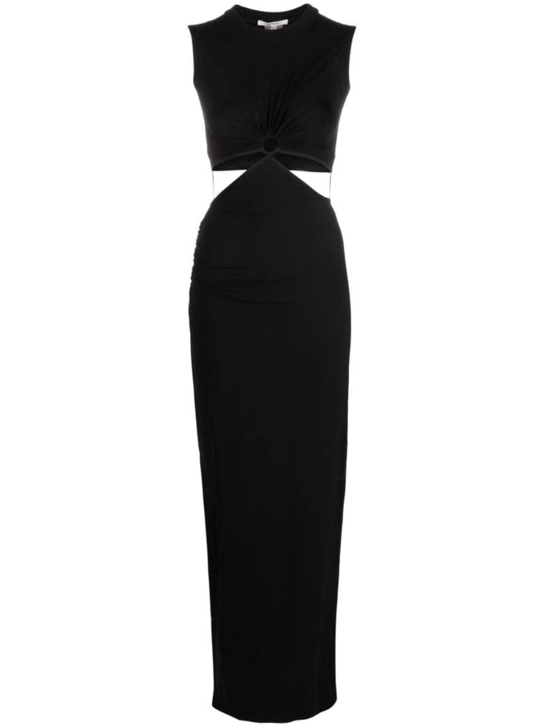 Black Cut-out Maxi Dress