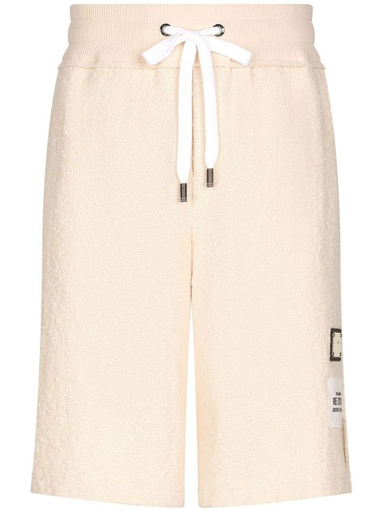 Neutral Re-edition Label Track Shorts