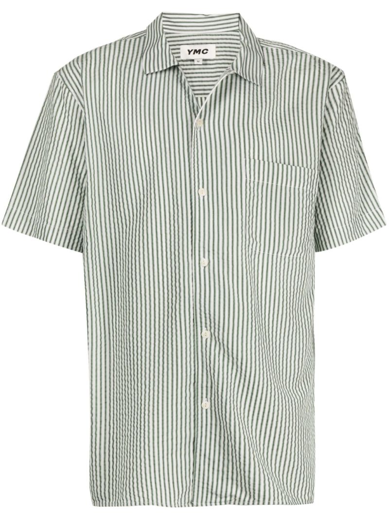 Green Malick Striped Shirt