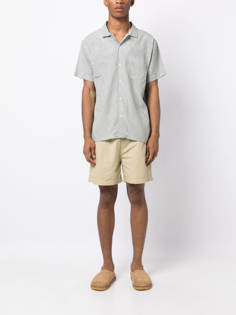 Green Malick Striped Shirt