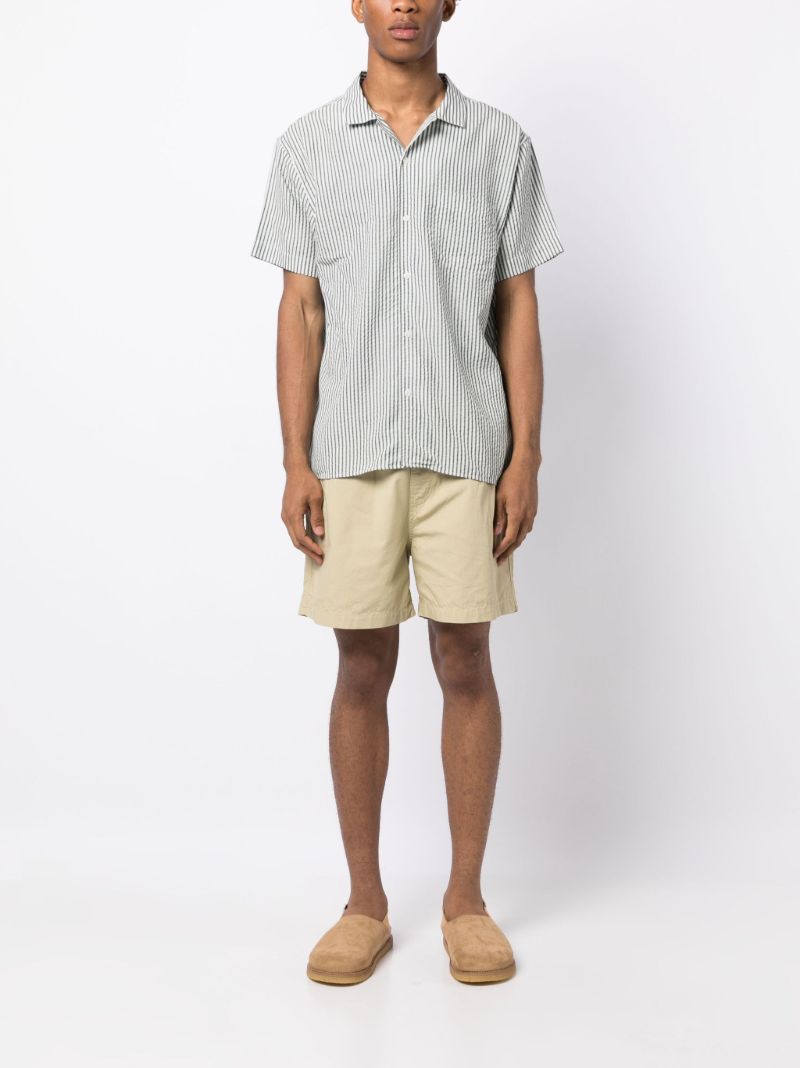 Green Malick Striped Shirt