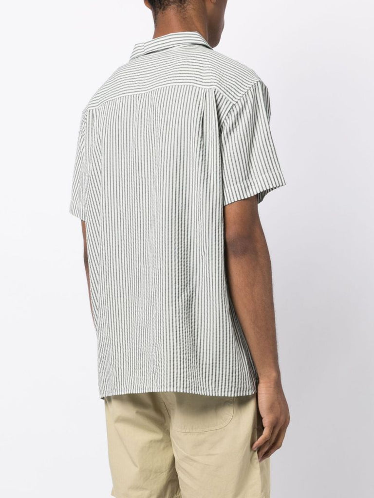 Green Malick Striped Shirt