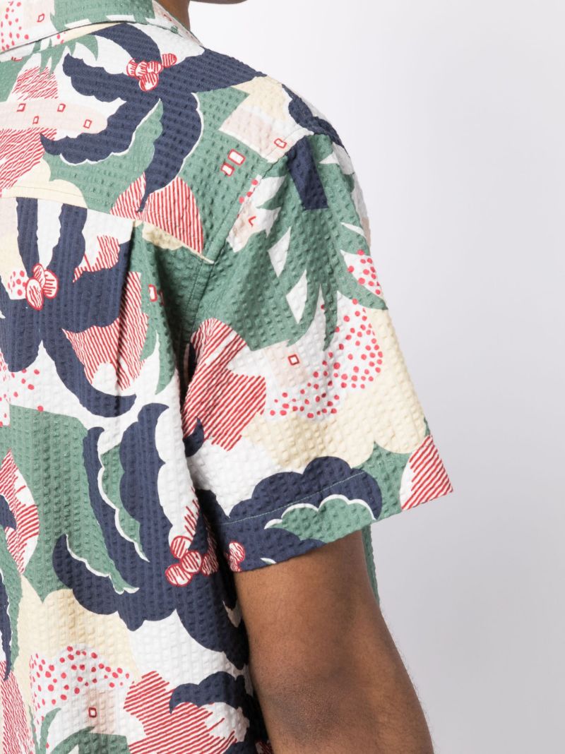 Multicolour Palm Tree Cotton Shirt