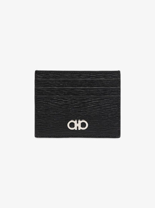 Black and Red Leather Card Holder