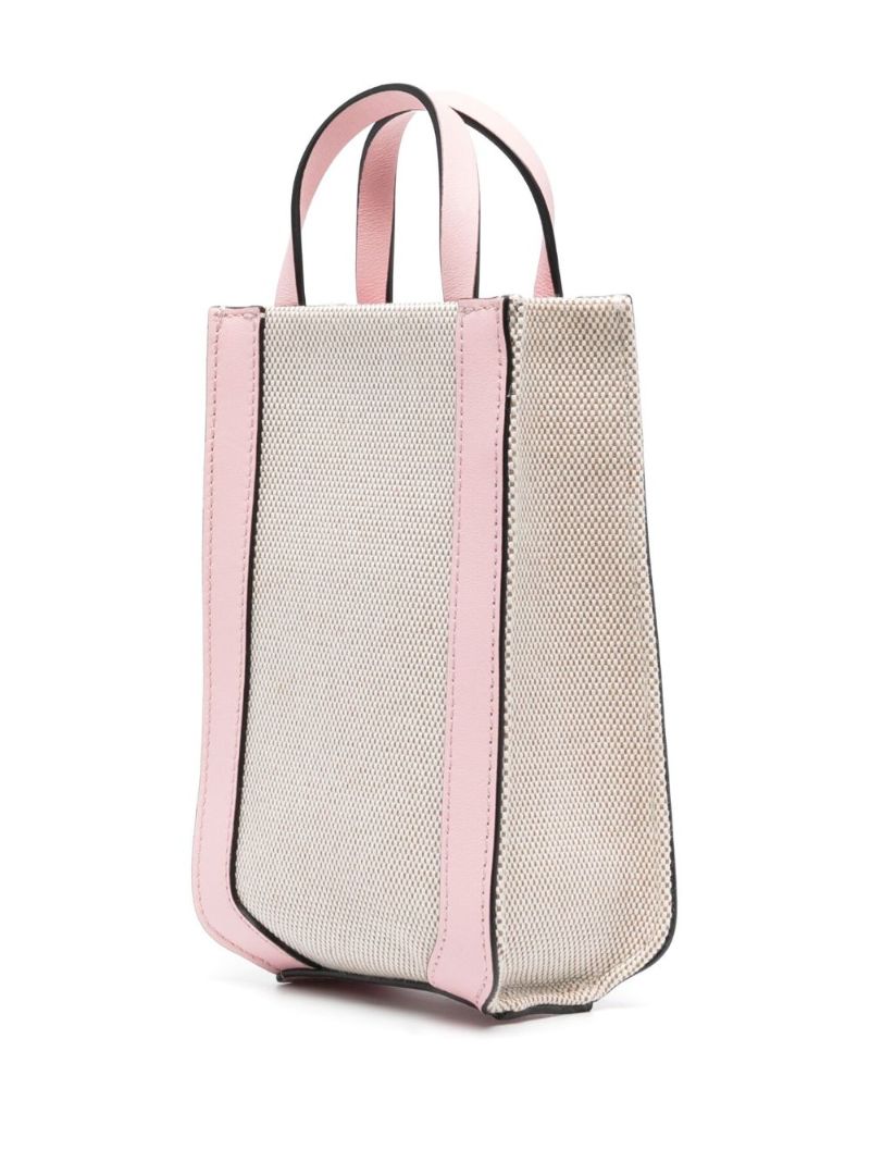 Neutral Vlogo Canvas Shoulder Bag