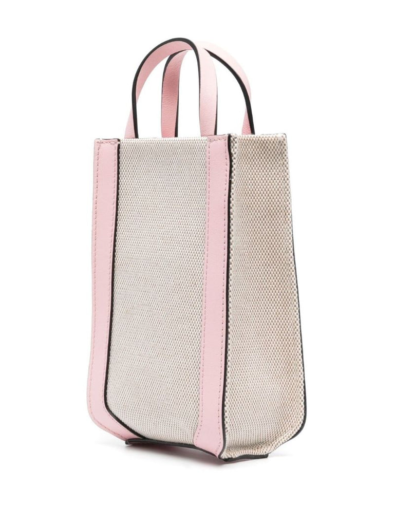 Neutral Vlogo Canvas Shoulder Bag