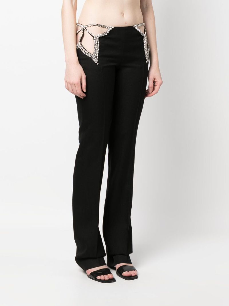Black DiamantÃ_x0083_Â© Star Tailored Trousers