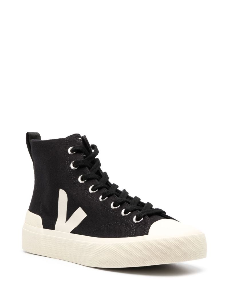 Black Nova Ht Canvas Sneakers
