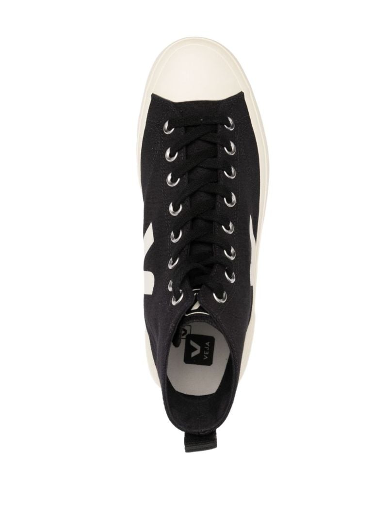 Black Nova Ht Canvas Sneakers