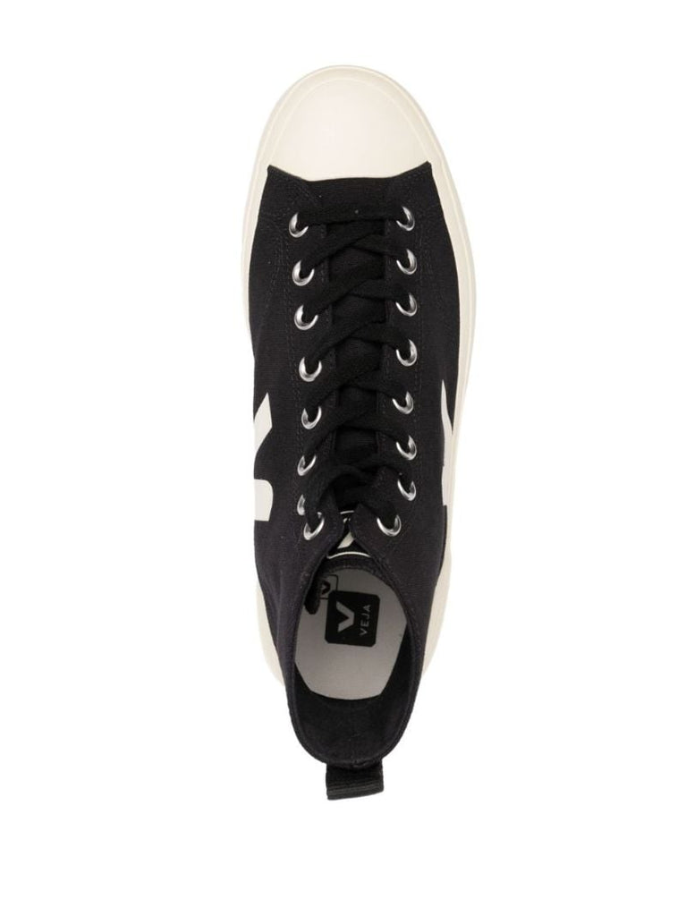 Black Nova Ht Canvas Sneakers