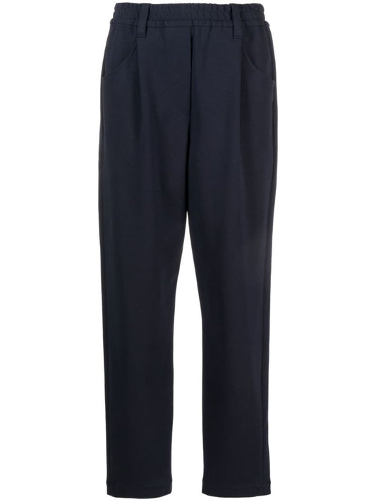 Blue Elasticated Waistband Trousers