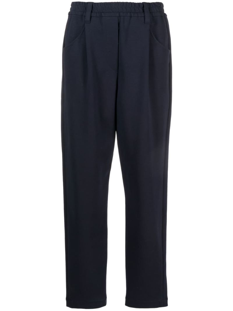 Blue Elasticated Waistband Trousers