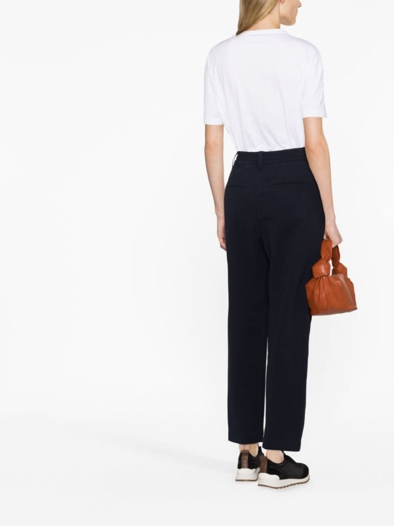 Blue Elasticated Waistband Trousers