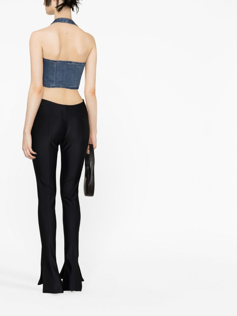 Blue Dani Denim Corset Top