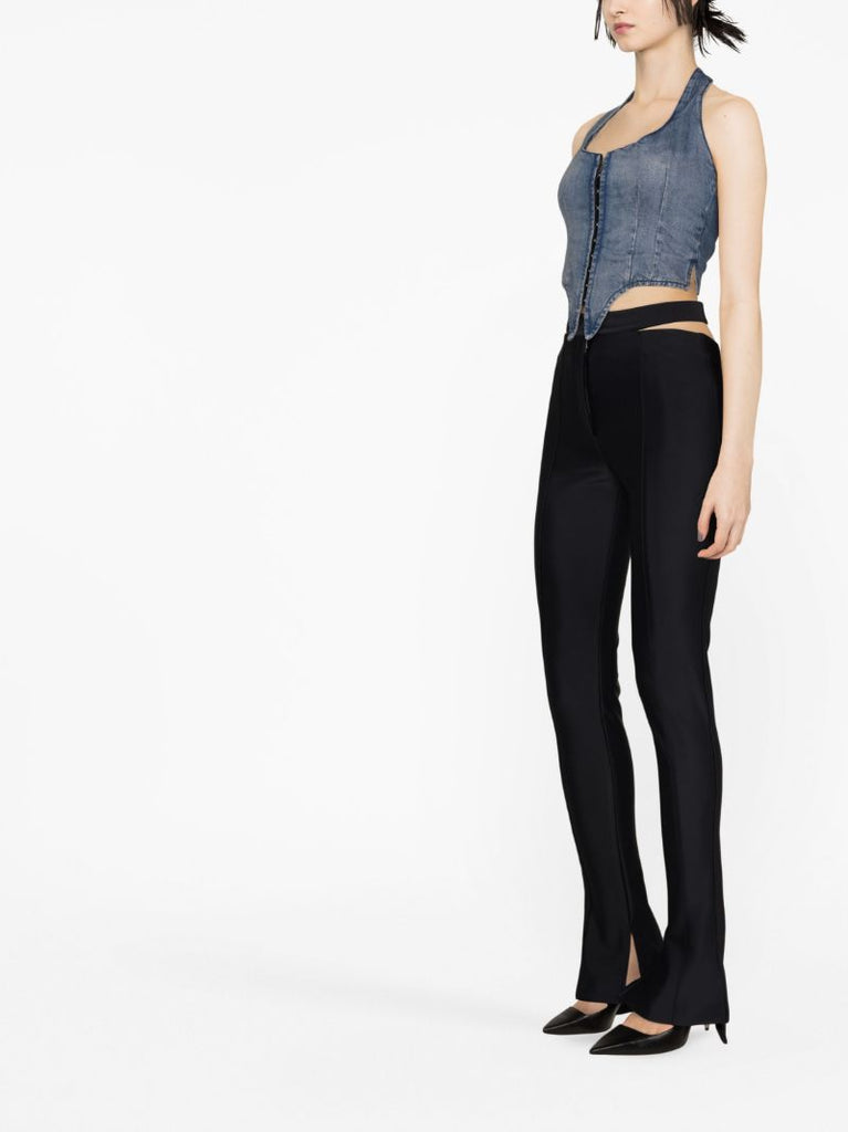 Blue Dani Denim Corset Top