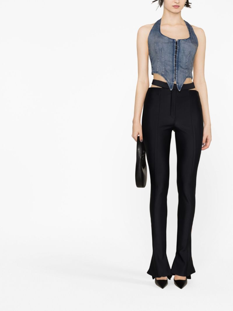 Blue Dani Denim Corset Top