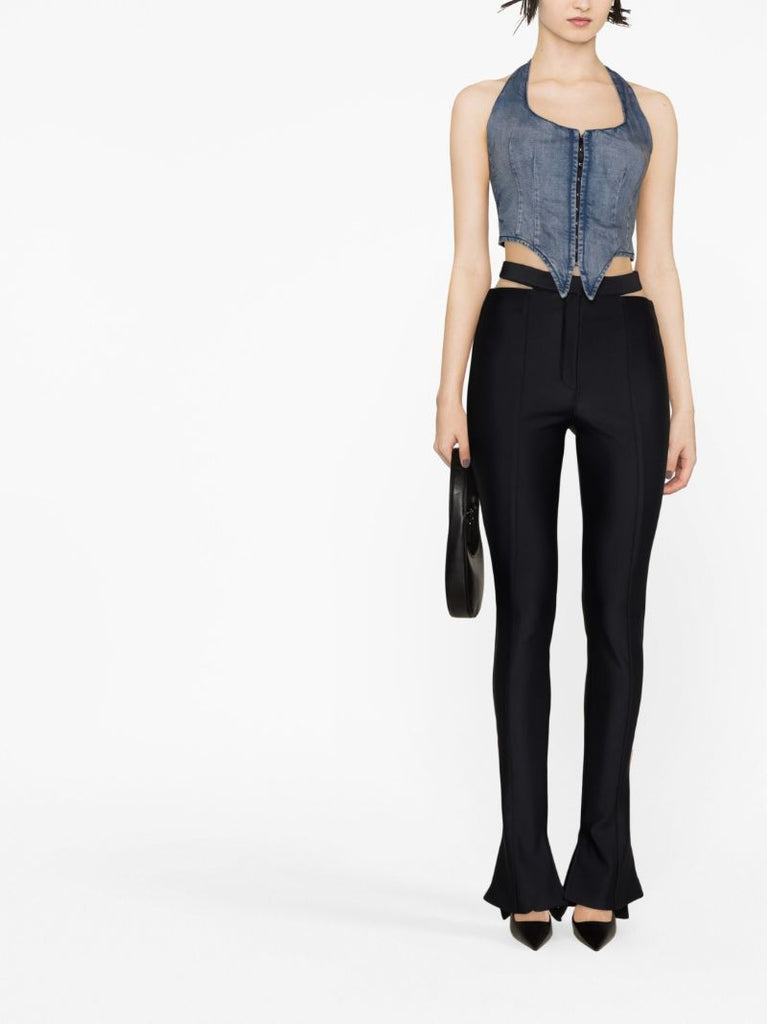 Blue Dani Denim Corset Top