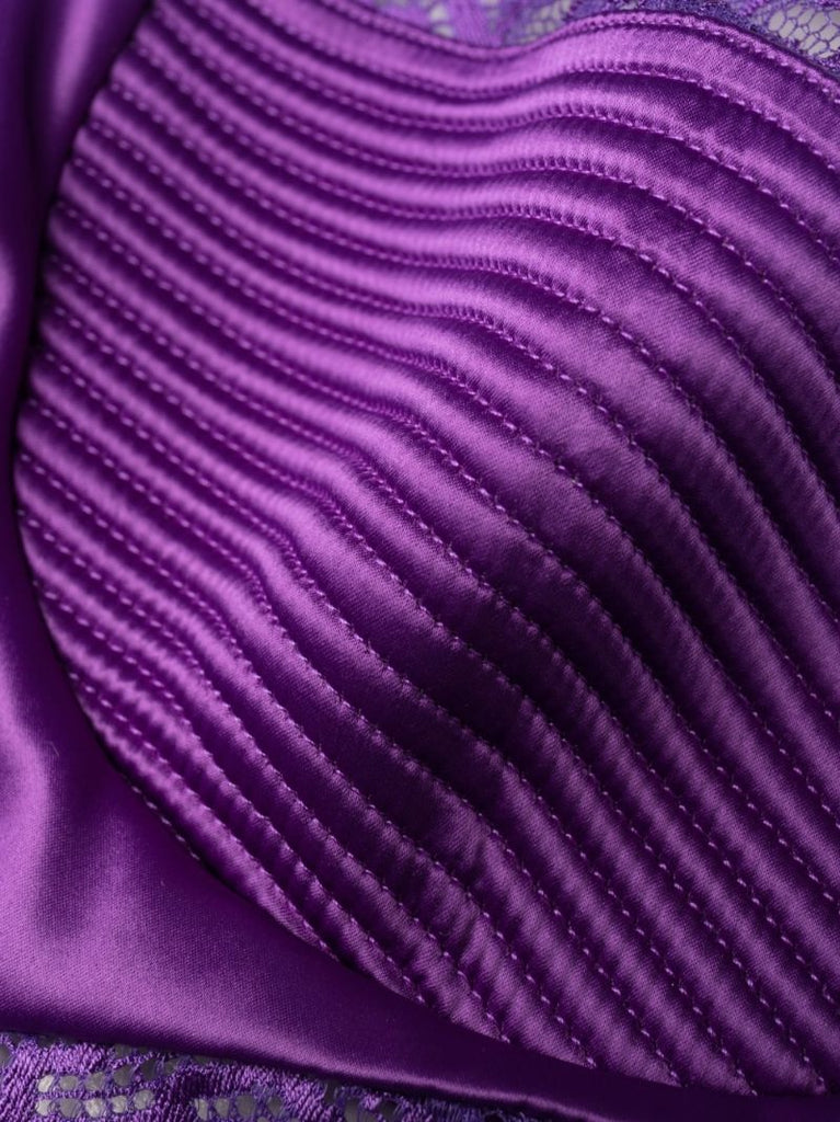 Purple Lace Bralette Top