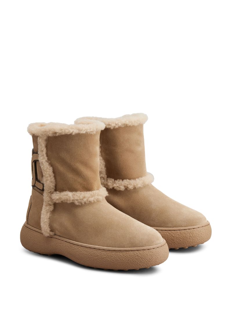Neutral W.g. Suede Ankle Boots