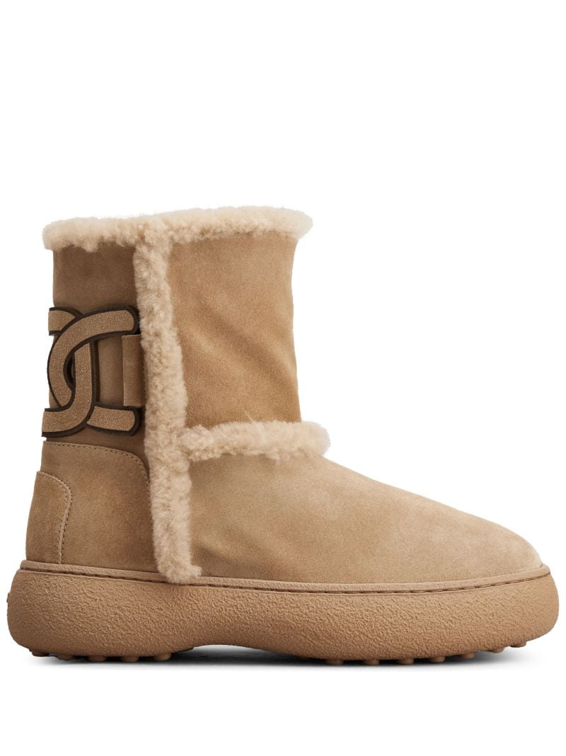 Neutral W.g. Suede Ankle Boots