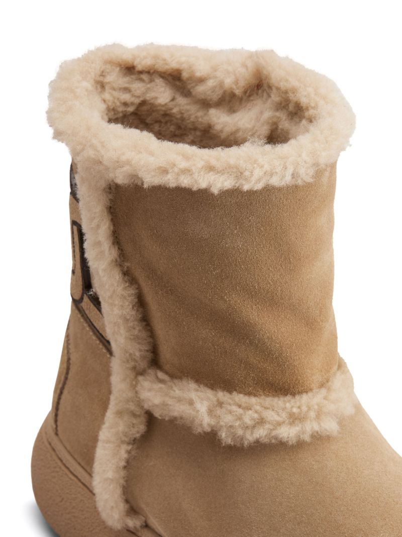 Neutral W.g. Suede Ankle Boots