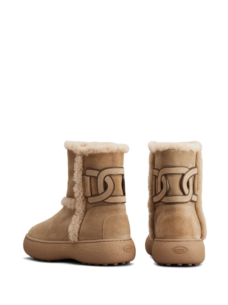 Neutral W.g. Suede Ankle Boots