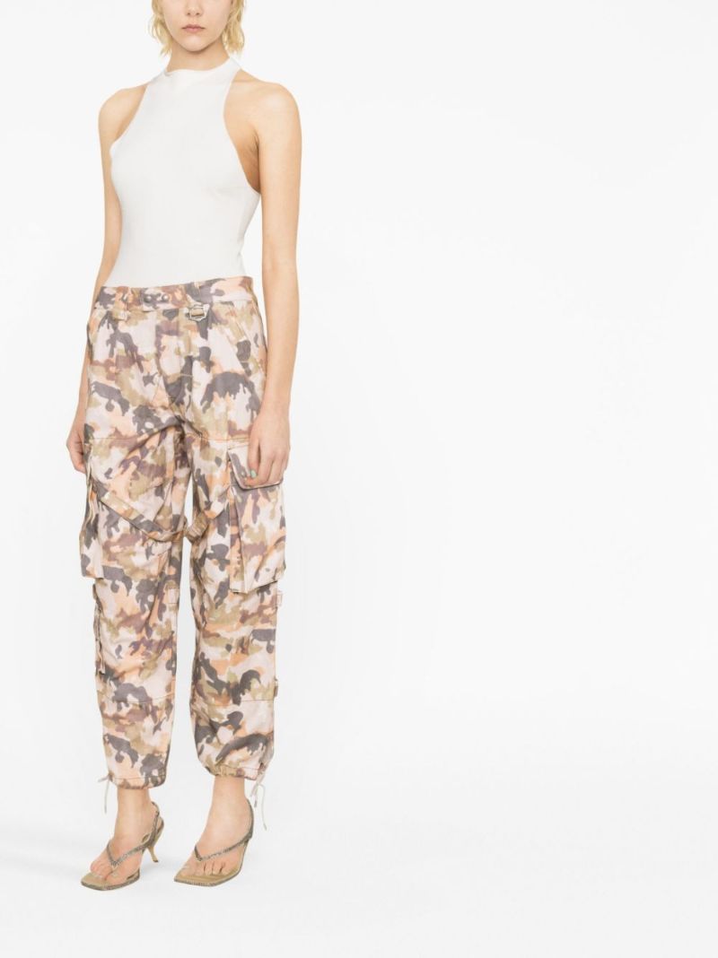Neutral Elore Camouflage Cargo Trousers