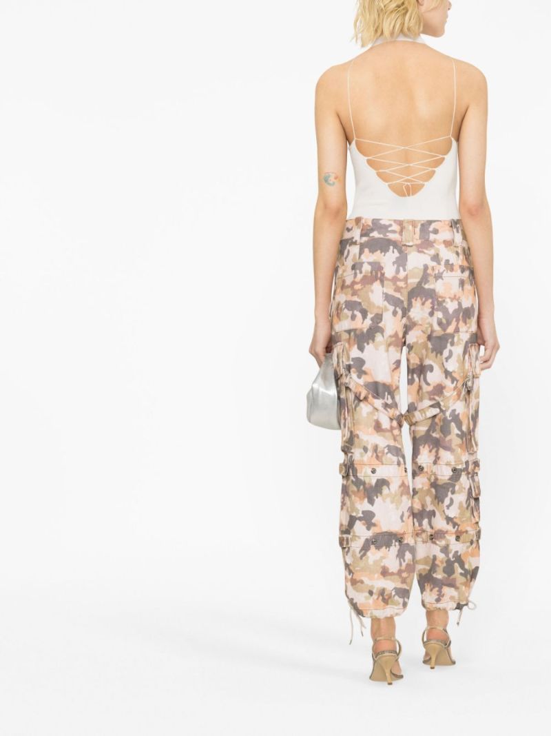 Neutral Elore Camouflage Cargo Trousers