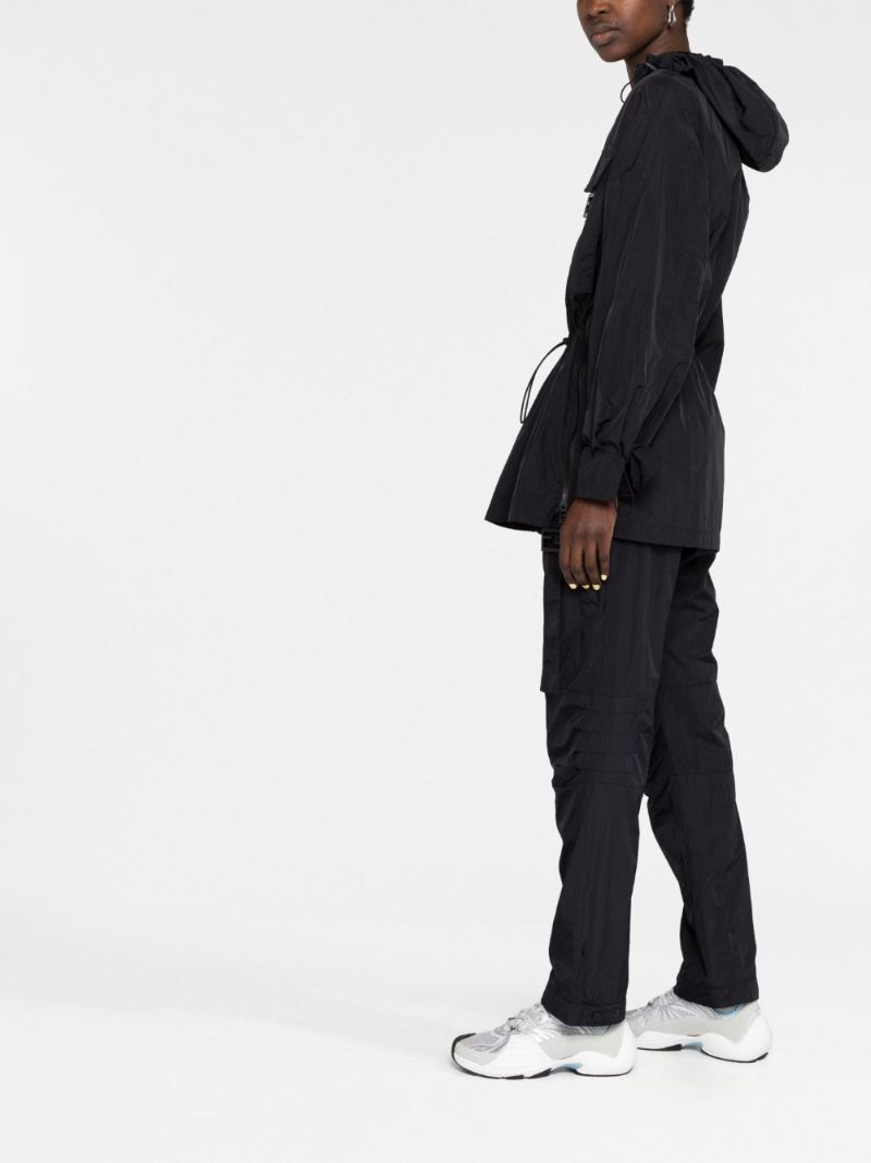 Black Hooded Anorak Jacket