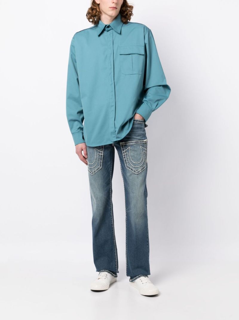 Blue Ricky Super T Straight Jeans