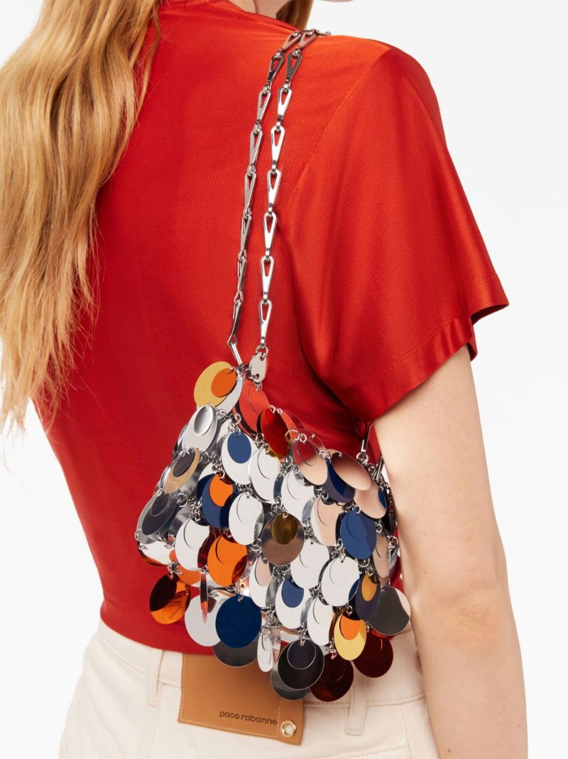 Silver-tone Sparkle Nano Bag