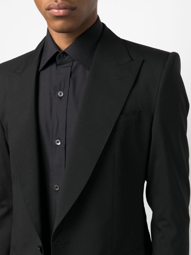 Black Long Sleevedcotton Shirt