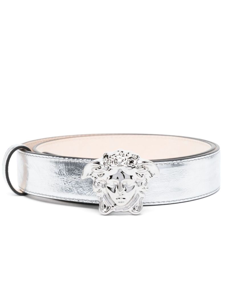 Silver-tone La Medusa Metallic Belt