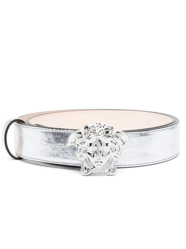 Silver-tone La Medusa Metallic Belt