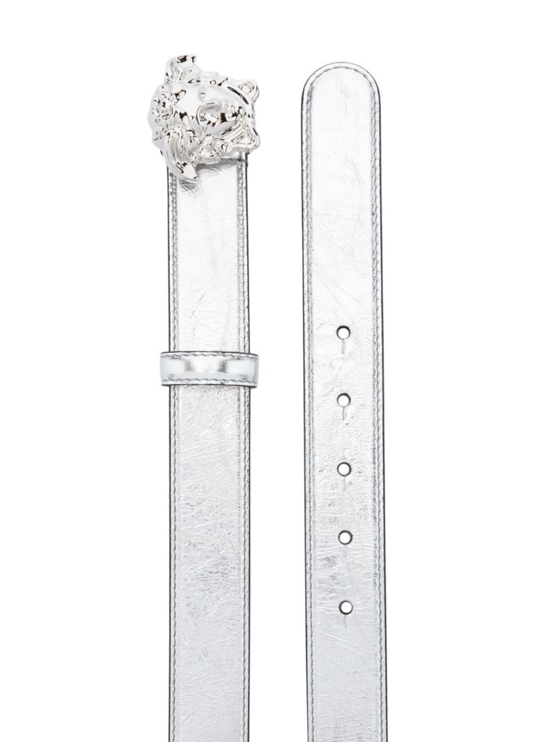 Silver-tone La Medusa Metallic Belt