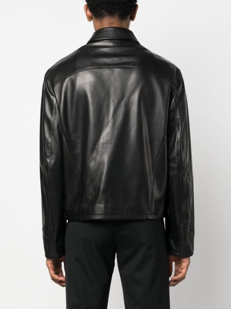 Black Medusa Biggie Leather Jacket